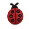Buttons Galore and More 3D Bulk Buttons - Ladybug - 25 Buttons